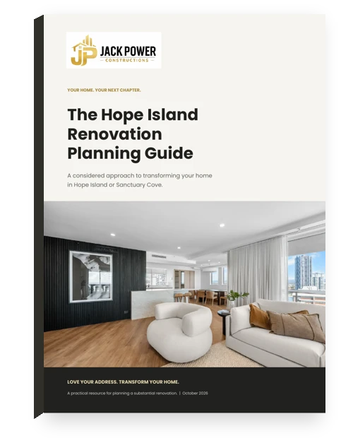 The Hope Island Renovation Planning Guide booklet
